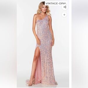 Alyce 61114 Dress (Size: 00, Color: Vintage Opal)
